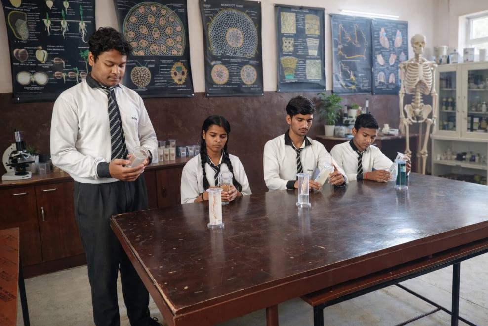 Academic learning at Charkula Global Public School