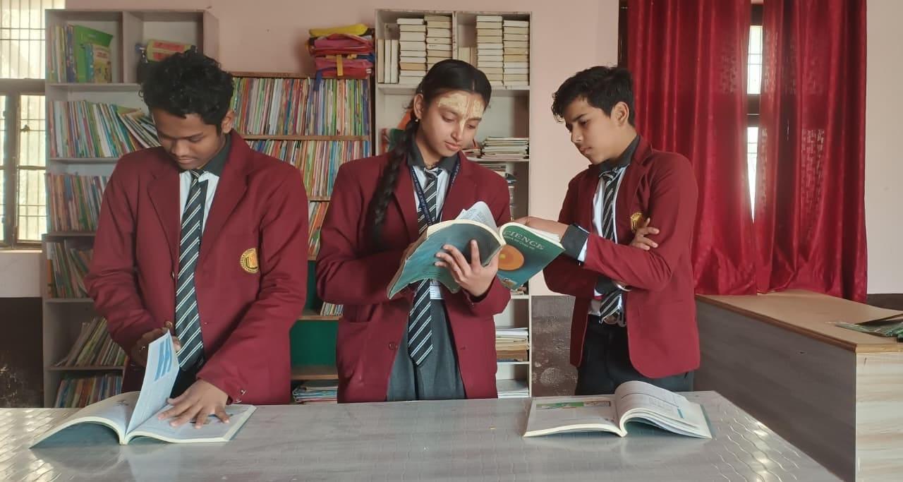 Library at Charkula Global Public School