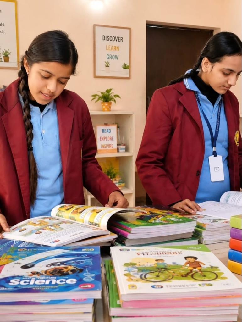 Library at Charkula Global Public School