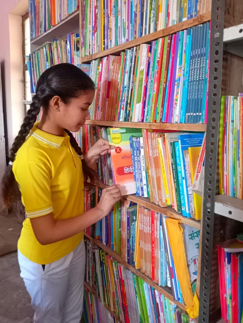 Library at Charkula Global Public School